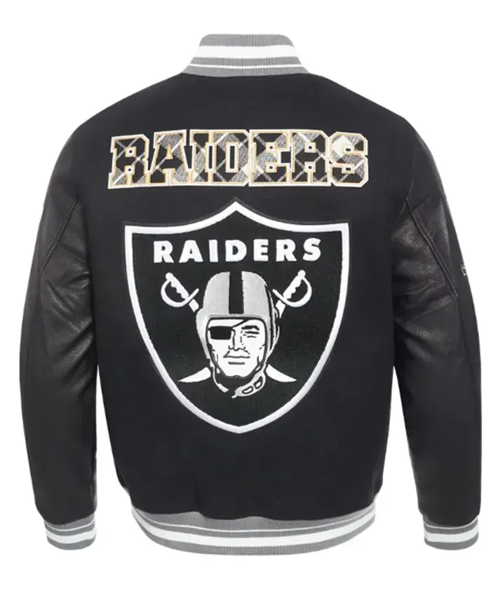 LA Raiders Wool And Leather Prep Varsity Jacket