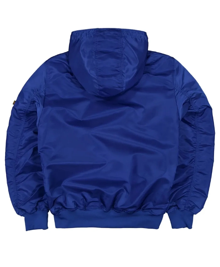 LA Rams Historic L 2B Hooded Bomber Jacket