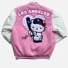 LA X Hello Kitty Pink Bomber Jacket For Sale