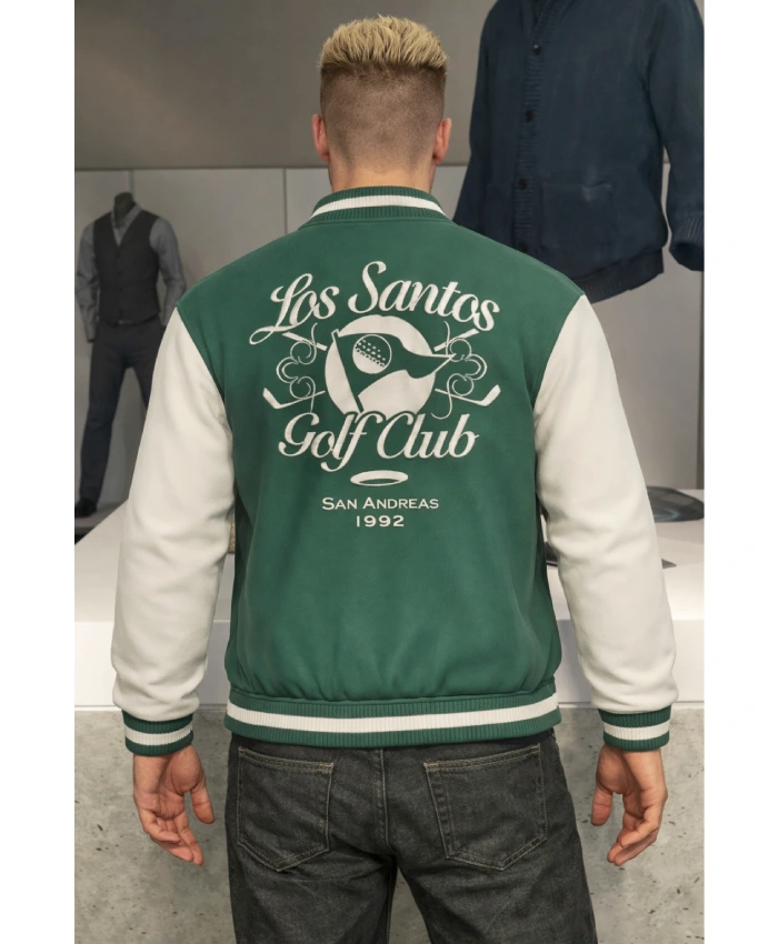 Alternative view of LS Golf Club Varsity Jacket