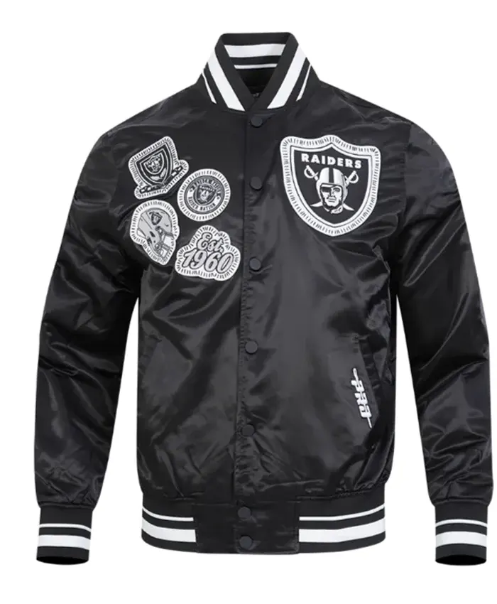 LV Raiders Diy Pick Stitch Classic Rib Satin Jacket