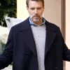 La Dolce Villa 2025 Scott Foley Black Trench Coat