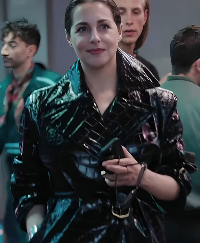 La Maison 2024 Perle Foster Leather Coat
