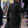 LaKeith Stanfield Play Dirty 2025 Black Trench Coat
