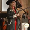 Lainey Wilson Opry 100 A Live Celebration Fringe Leather Coat