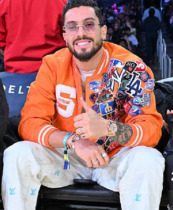 Lakers Game LA Alex Telles Varsity Jacket