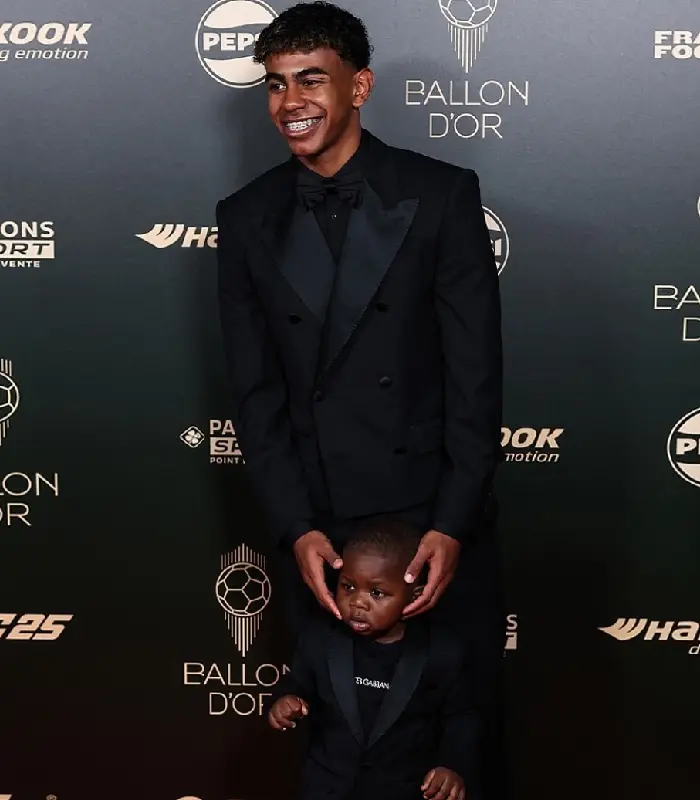 Lamine Yamal Ballon Dor 2026 Black Blazer For Sale