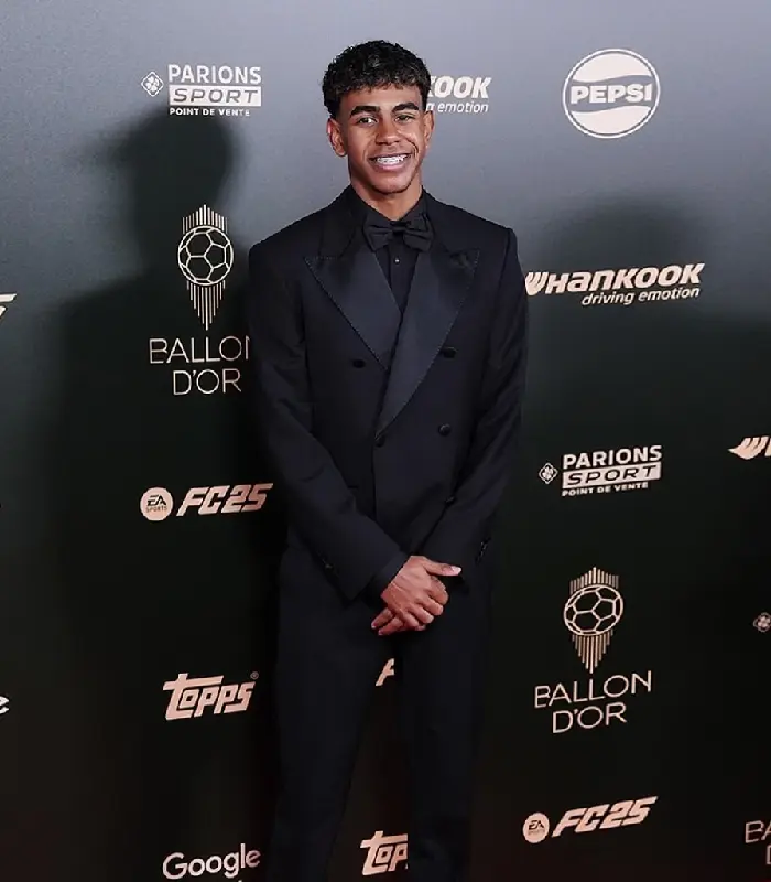 Lamine Yamal Ballon Dor 2026 Black Blazer