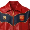 Lamine Yamal Spain World Cup Final Red Leather Jacket