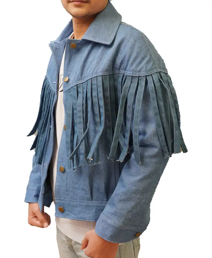 Landman 2024 Michelle Randolph Fringe Jacket