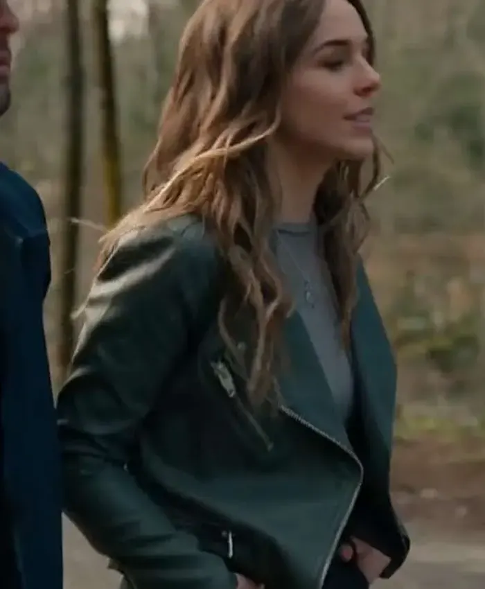 Lark Virgin River S06 Biker Leather Jacket