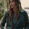 Lark Virgin River S06 Black Biker Leather Jacket