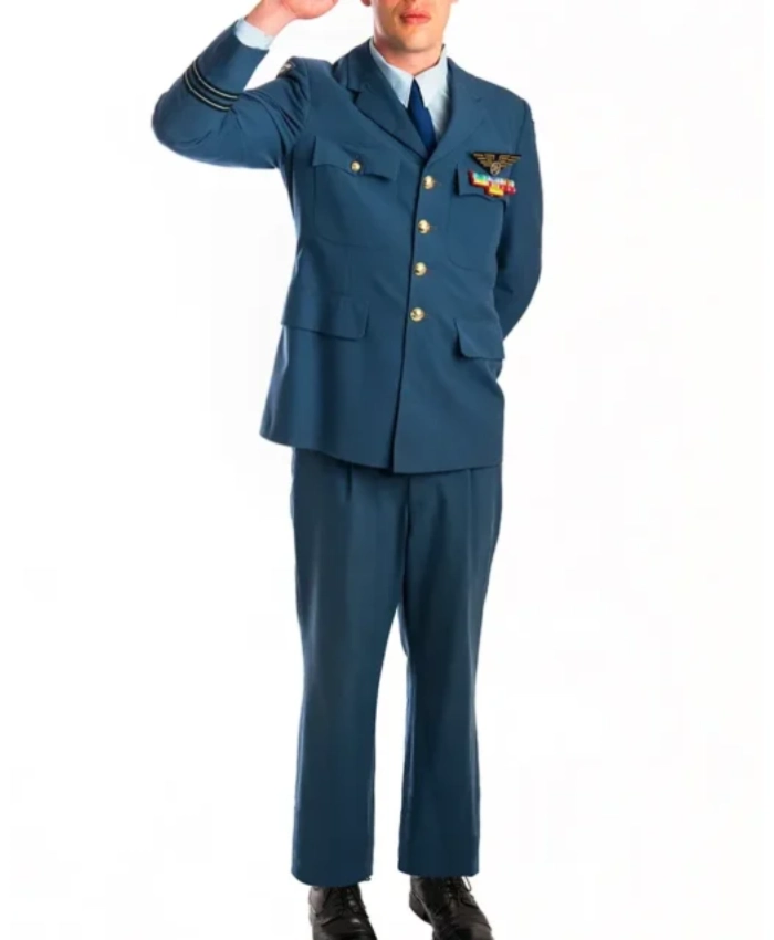 Larry Hagman I Dream Of Jeannie Major Tony Nelson Costume Suit Air Force Uniform