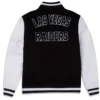 Las Vegas Raiders 3rd Down Varsity Black And White Jacket