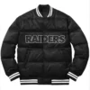 Las Vegas Raiders Black Bubble Varsity Jacket