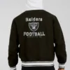 Las Vegas Raiders Black Cotton Hooded Jacket