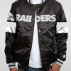 Las Vegas Raiders Black Home Game Satin Jacket