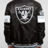 Las Vegas Raiders Black Home Satin Game Jacket