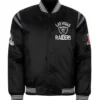 Las Vegas Raiders Black Tailback Varsity Jacket 1