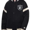 Las Vegas Raiders Black Tournament Varsity Jacket