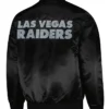 Las Vegas Raiders Exclusive Satin Black Varsity Jacket