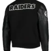 Las Vegas Raiders Logo Black Letterman Jacket