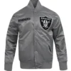 Las Vegas Raiders Souvenir Varsity Satin Jacket