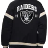 Las Vegas Raiders Tournament Black Varsity Jacket