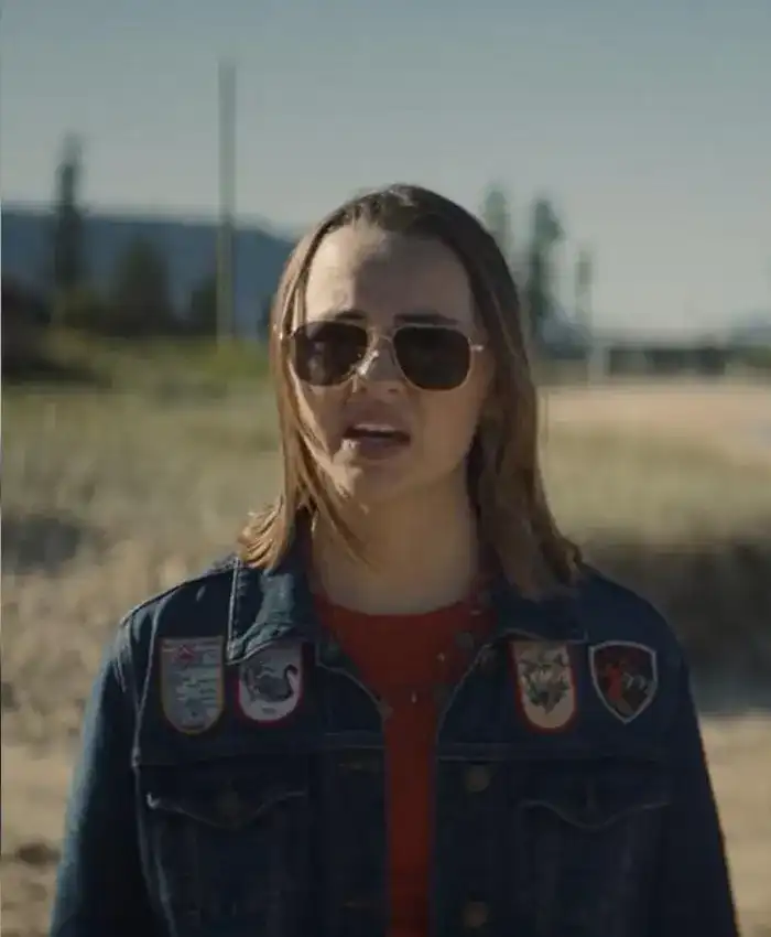 Last Days Of The Space Age Emily Grant Blue Trucker Jacket