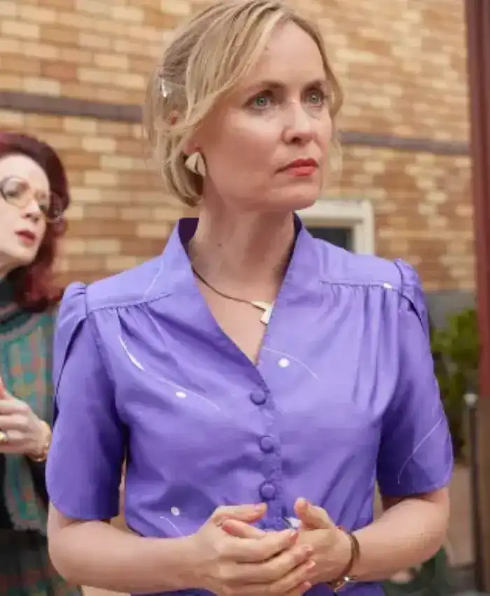 Last Days Of The Space Age Juddy Bissett Purple Jacket