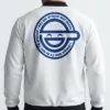 Laughing Man Ghost in the Shell Casual White Jacket