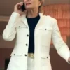 Laura Sanderson TV Series The Girlfriend 2025 Robin Wright Safari White Jacket