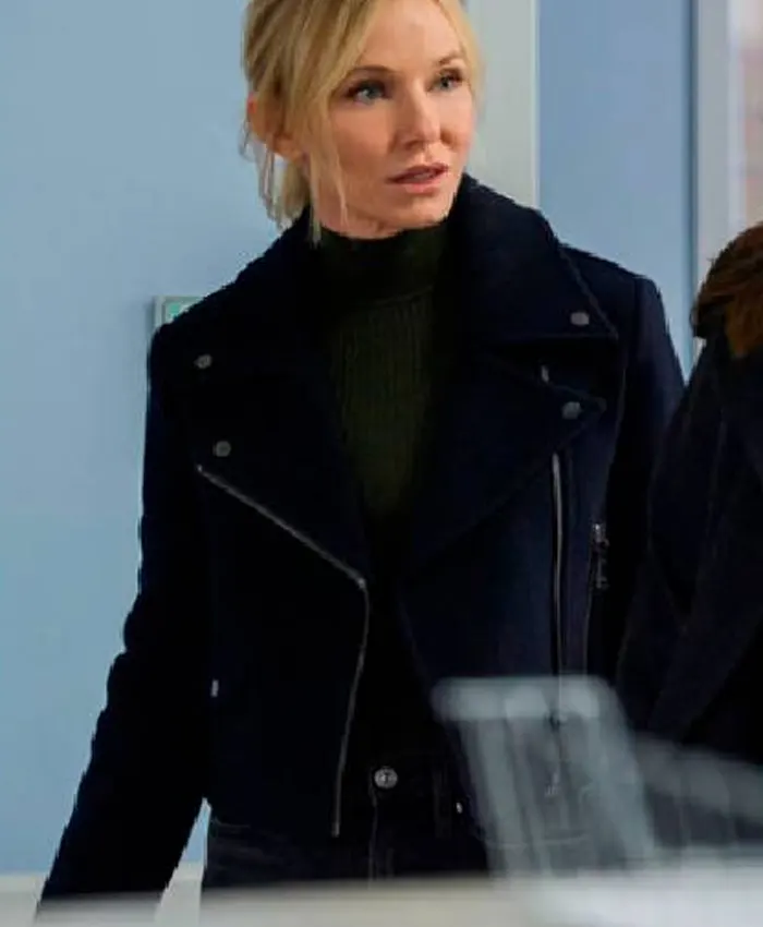Law And Order SVU S26 Kelli Giddish Biker Jacket