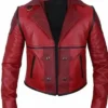 League Of Legends Arcane VI Red Cosplay Jacket