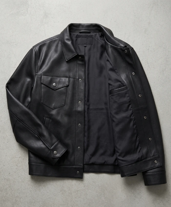 Leather Jacket Of Travis Kelce