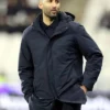 Lee Grant Huddersfield Town V Northampton Town Sky Bet League One Match Hooded Parka Navy Blue Jacket