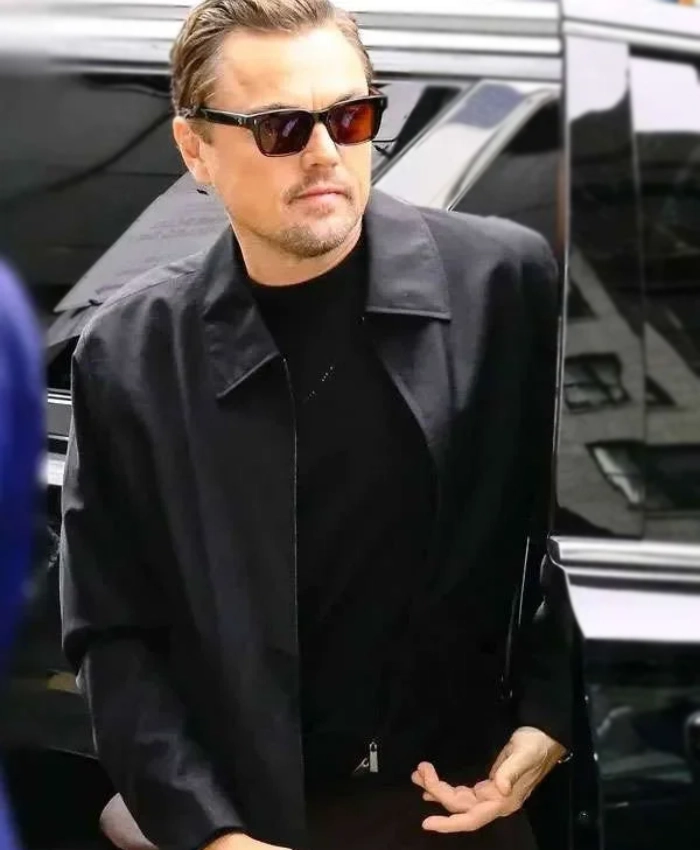 Leonardo DiCaprio NYC Black Jacket