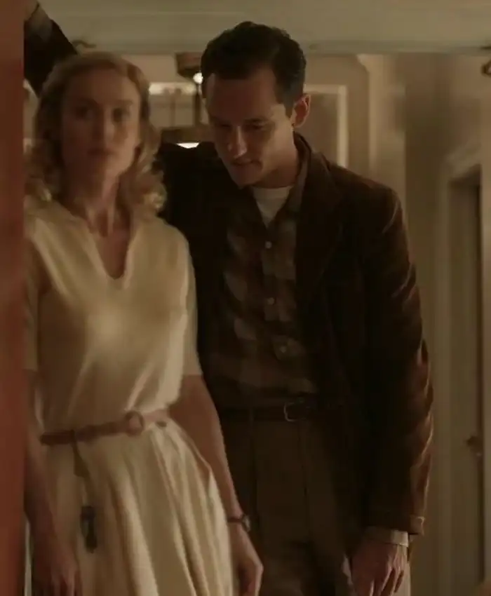 Lessons In Chemistry S01 Lewis Pullman Brown Blazer