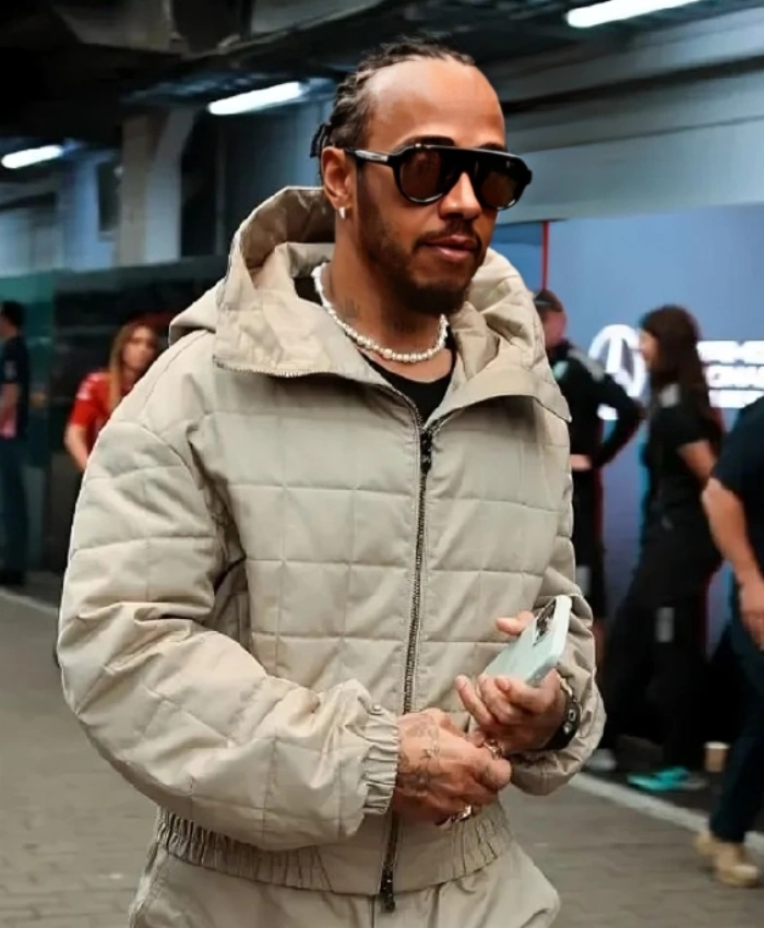 F1 Grand Prix Brazil 2025 Lewis Hamilton Hooded Jacket - Image 2