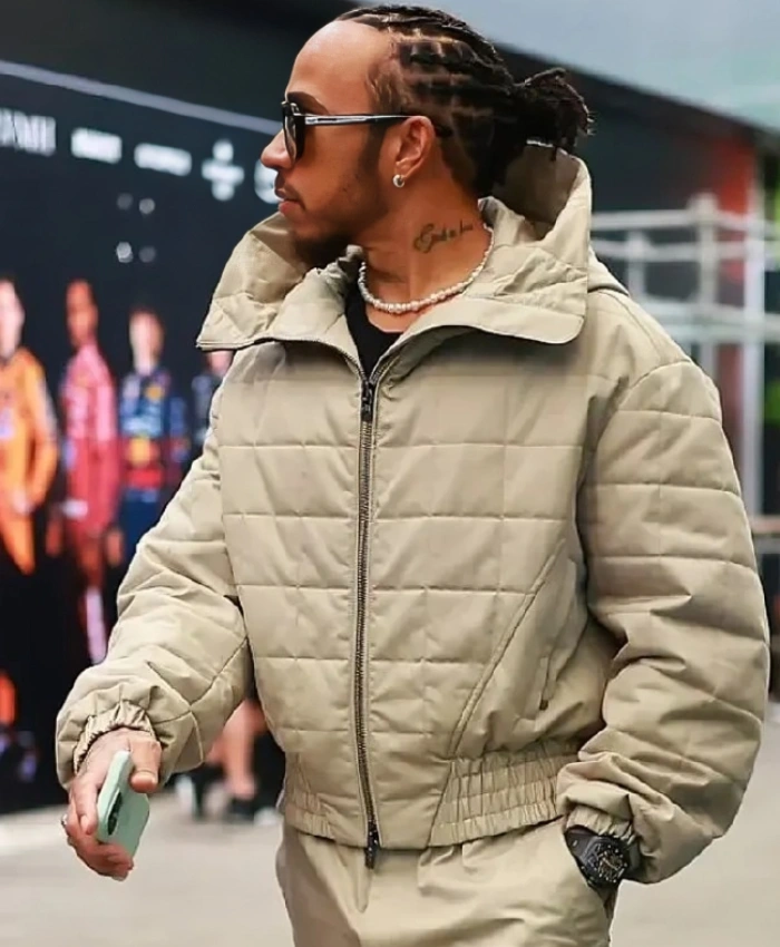 F1 Grand Prix Brazil 2025 Lewis Hamilton Hooded Jacket - Image 3