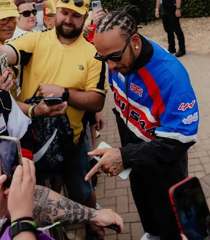 Lewis Hamilton Plus44 Silverstone Racing Track Jacket