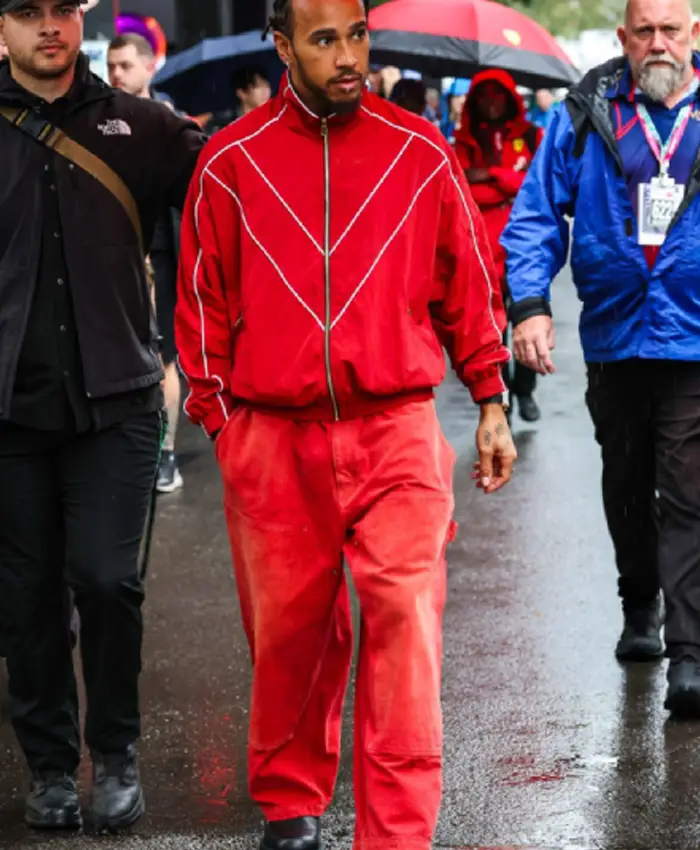 Lewis Hamilton Red Tracksuit
