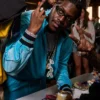Lil Yachty Atlanta Blue Velour Track Jacket