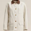 Lily Rabe Shrinking S03 Contrasting White Jacket
