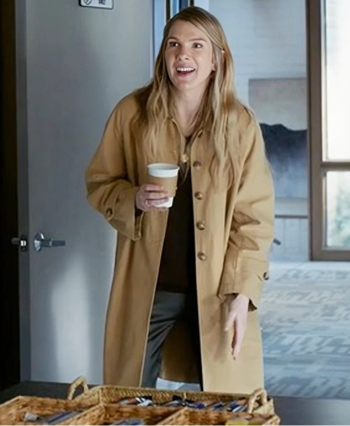 Lily Rabe Shrinking S03 Trench Coat