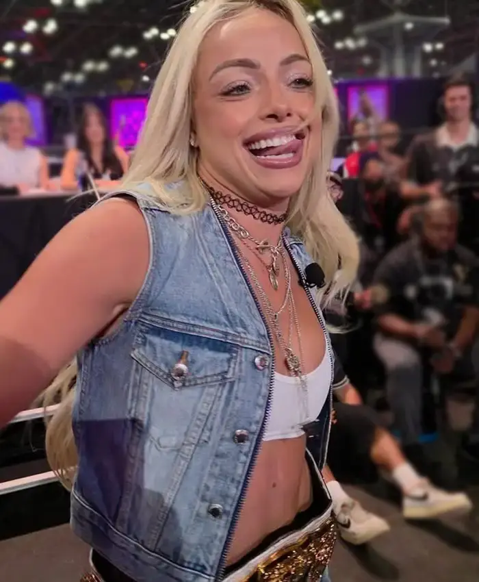 Liv Morgan Fanatics Fest 2026 Denim Blue Vest