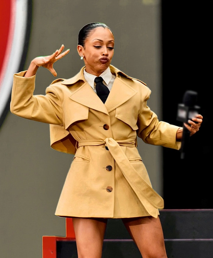 Liza Koshy Global Citizen Festival 2025 Trench Coat