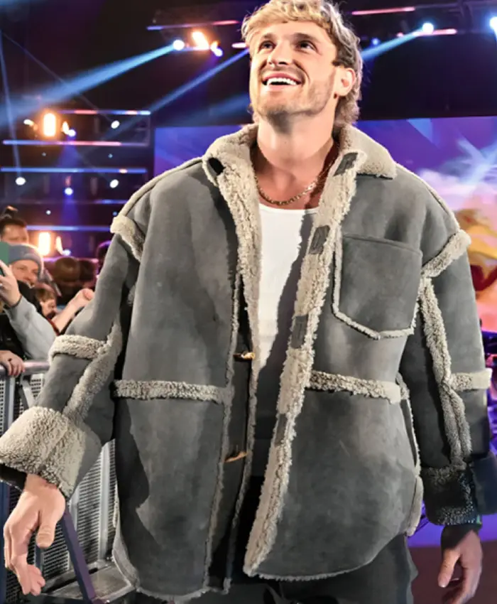 Logan Paul Monday Night RAW Shearling Jacket