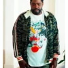Loot S03 Ron Funches Tiger Stripe Print Tracksuit