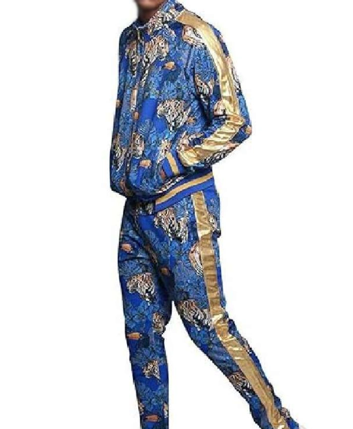 Loot S3 Ron Funches Tiger Pattern Tracksuit